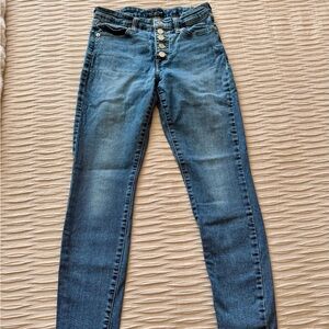 Lucky Brand Button-Fly Blue Jeans Size 2/26